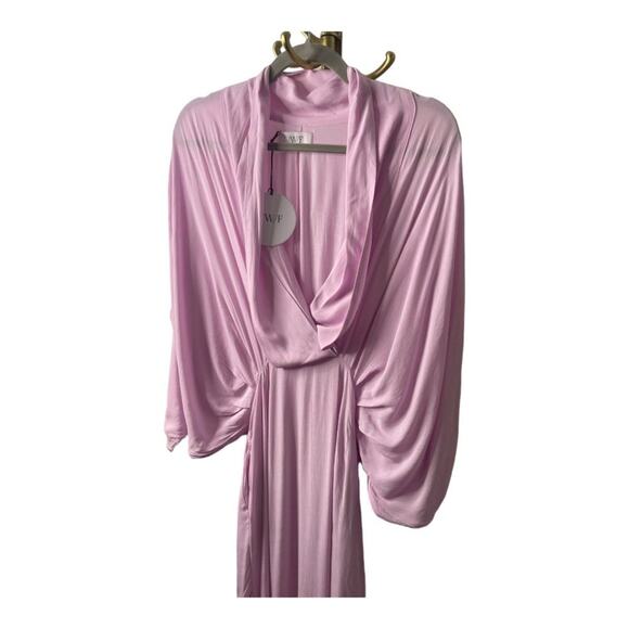 SWF Sunset Maxi Dress Kimono Sleeve Resurrection Draped Spring Summer Vacation S - Picture 8 of 11